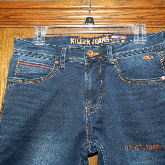 Killer Jeans Straight Leg Blue Jeans - Picture 2 of 9